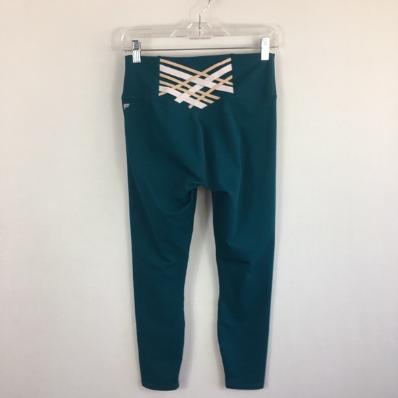 FABLETICS Power Hold Teal Leggings - Picture 4 of 5